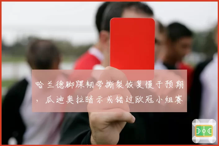 哈兰德脚踝韧带撕裂恢复慢于预期,瓜迪奥拉暗示或错过欧冠小组赛