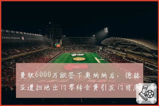 曼联6000万欧签下奥纳纳后,德赫亚遭扫地出门零转会费引发门将危机
